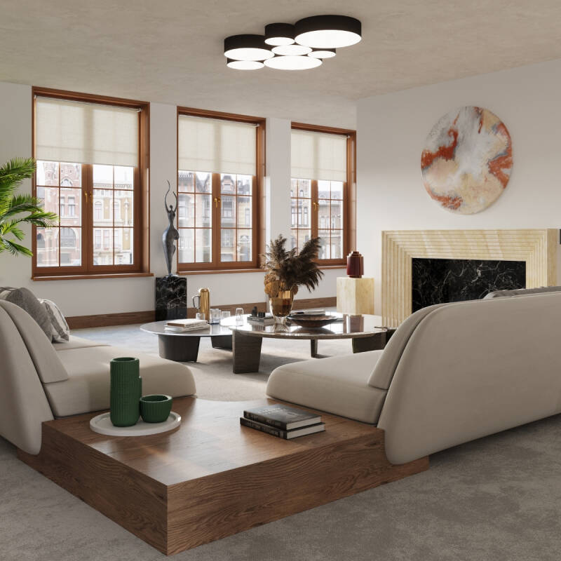 Image of Arena 45 Ceiling Lamp SOLLUX SL.0124 