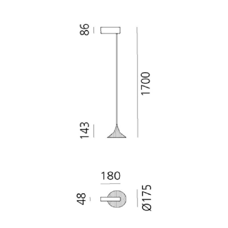 Afbeelding van Hangl Lamp Unterlinden 175 ARTEMIDE