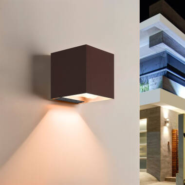 Applique de Parete LED per Esterni Solare Alluminio Denny