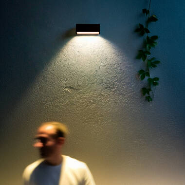 Wandlamp Outdoor LED 3W Opbouw Rechthoekig Antraciet Valeta