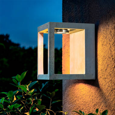 LED-Wandleuchte Außen Dimmbar 6W Zement Varex