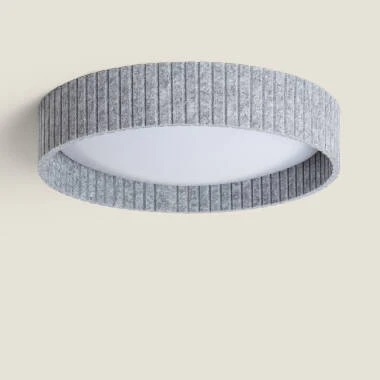 Plafoniera LED 24W Circolare Feltro Ø500 mm CCT Selezionabile Kaptyn