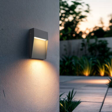 6.5W Jade Square Surface Outdoor CCT Selectable LED Wall Light