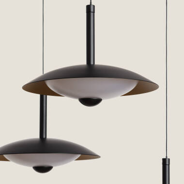 Image de Suspension LED 24W Métal CCT Sélectionnable  Shirak 3 Spots