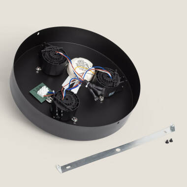 Image de Suspension LED 24W Métal CCT Sélectionnable  Shirak 3 Spots