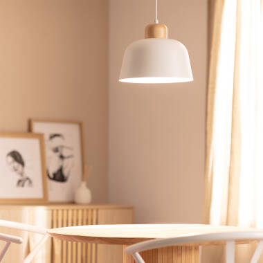 Afbeelding van Hanglamp  Metaal en Hout Wawak
