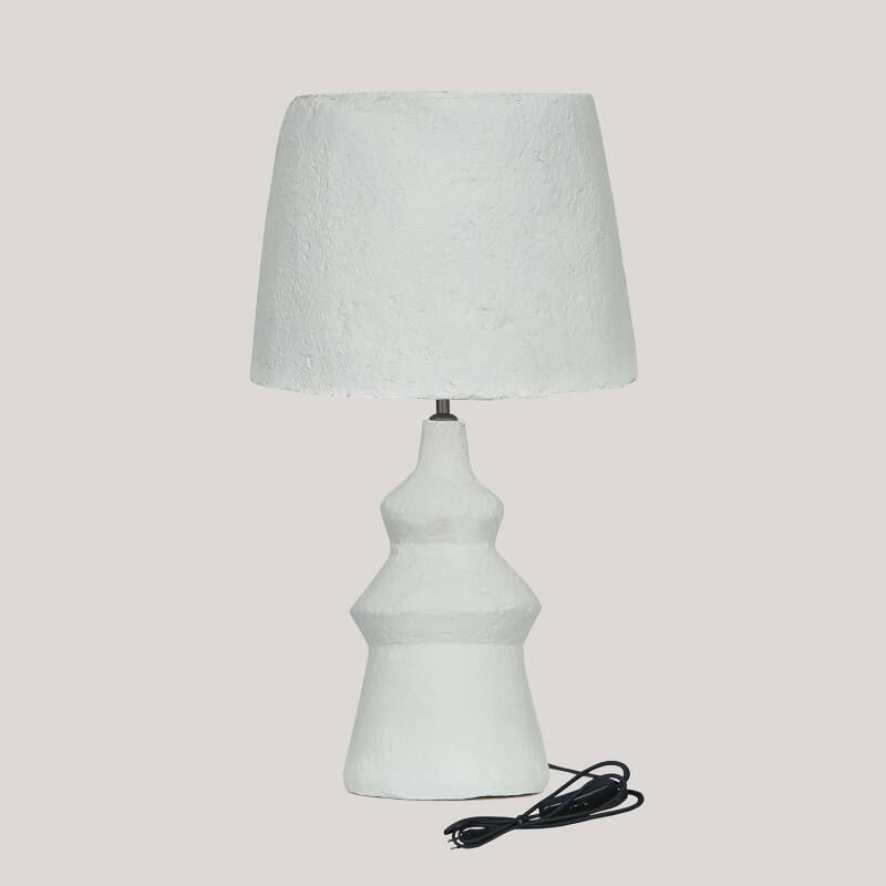 Image of Lámpara de Mesa Papel Maché Dabi ILUZZIA