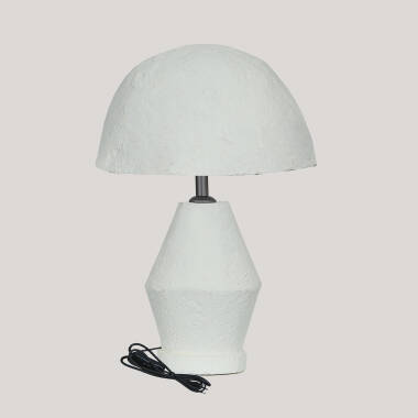 Lámpara de Mesa Papel Maché Negu ILUZZIA