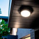 Image of Black Round 25W Hublot Outdoor LED Surface Panel IP65 Ø175 mm