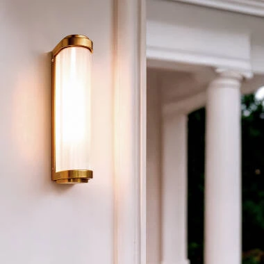 Image of Peridot Outdoor Glass Wall Lamp