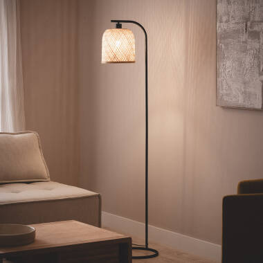 Obrázek Stojací Lampa z Bambusu Adola