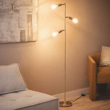Staande lamp metaal Aratz 3 Spots