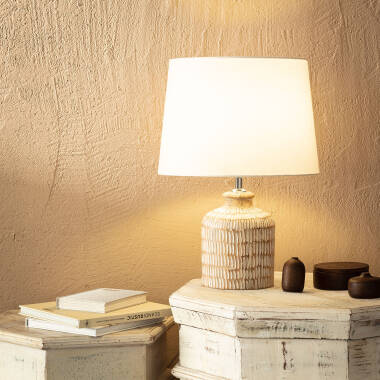 Immagine di Lampada da Tavolo Legno Govesan ILUZZIA 