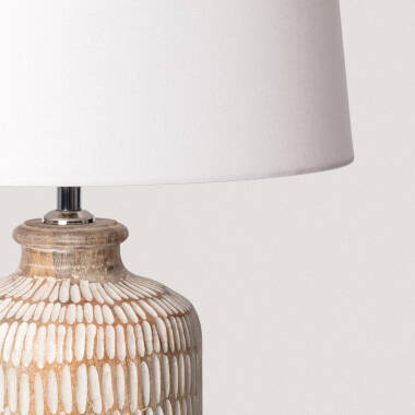 Immagine di Lampada da Tavolo Legno Govesan ILUZZIA 