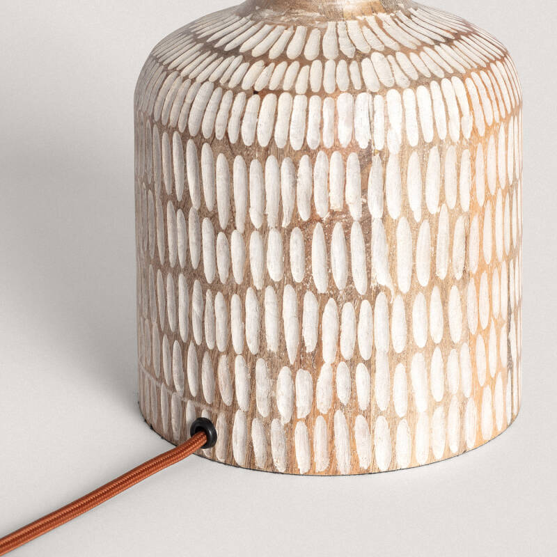 Image de Lampe à Poser en bois Govesan ILUZZIA