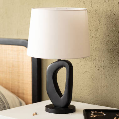 Lampada da Tavolo Legno Cave ILUZZIA