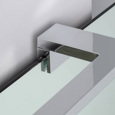 Immagine di Applique per Specchio del Bagno Carl 5W Argento 