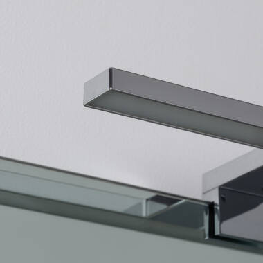 Immagine di Applique per Specchio del Bagno Carl 5W Argento 
