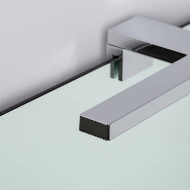 Immagine di Applique per Specchio del Bagno Carl 5W Argento 