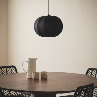 Immagine di Lampada a Sospensione Tessuto Taupiri