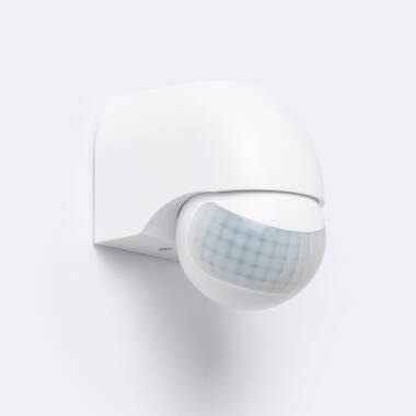Sensore di Movimento PIR Crepuscolare 180º Smart da Parete per Esterni IP44