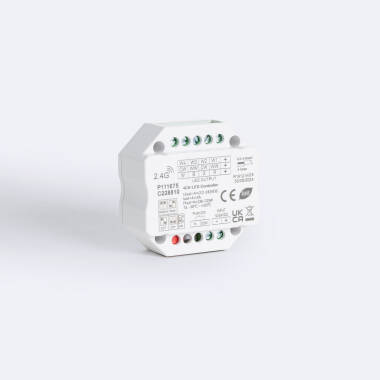 Controller Dimmer LED 12/24V DC für LED Streifen Einfarbig/CCT/RGB/RGBW kompatibel mit Taster und RF Fernbedienung