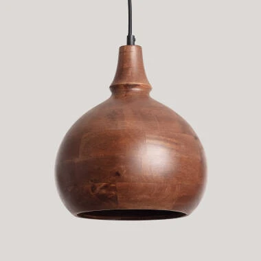 Lampa Wisząca z Drewna Kanan III