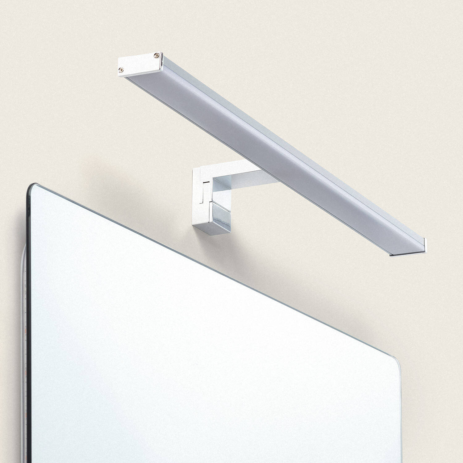 Kinkiet do Lustr Łazienkowych 12W Srebny Big Kendari - widok 2