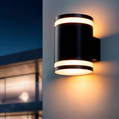 Applique da Parete per Esterni Solare LED Alluminio Gael
