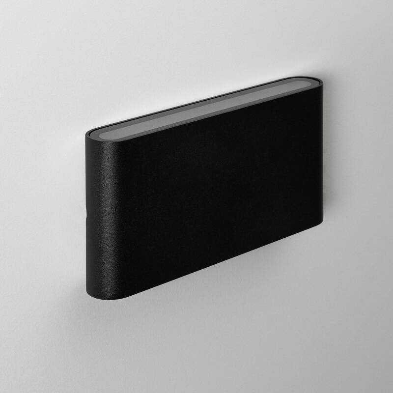 Bild von LED-Wandleuchte 10W Aussen Doppelseitige Beleuchtung Rechteckig Schwarz Einar