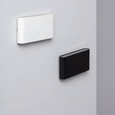 Bild von LED-Wandleuchte Aussen 12W Aluminium Rechteckig Doppelseitige Beleuchtung Luming Weiß