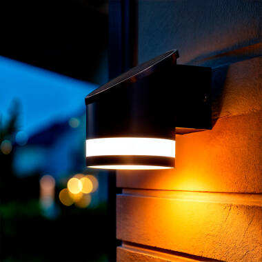 Applique da Parete per Esterni Solare LED Alluminio Eddan