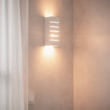 Ruby Plaster Double Sided Wall Lamp