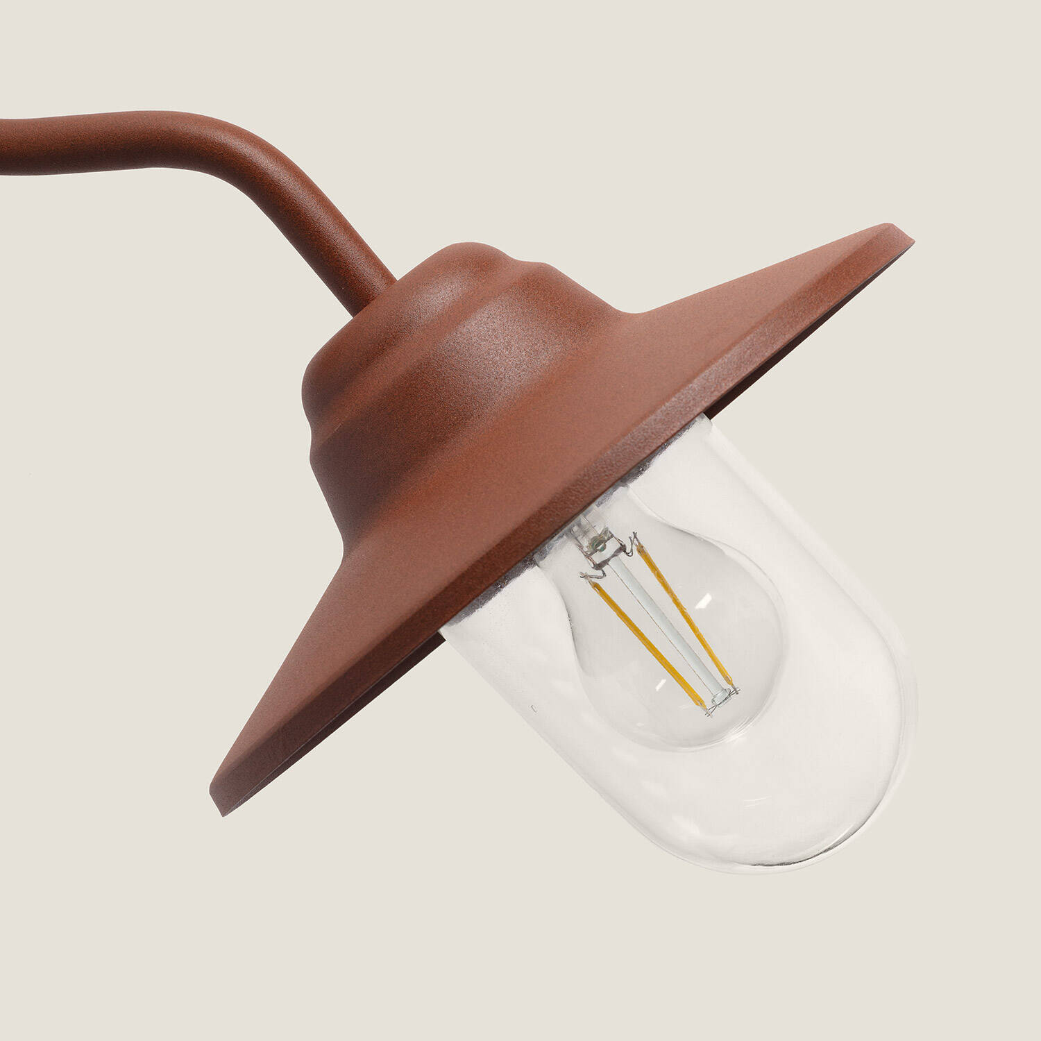 Metalowy kinkiet zewnętrzny Perth - widok prezentacyjny