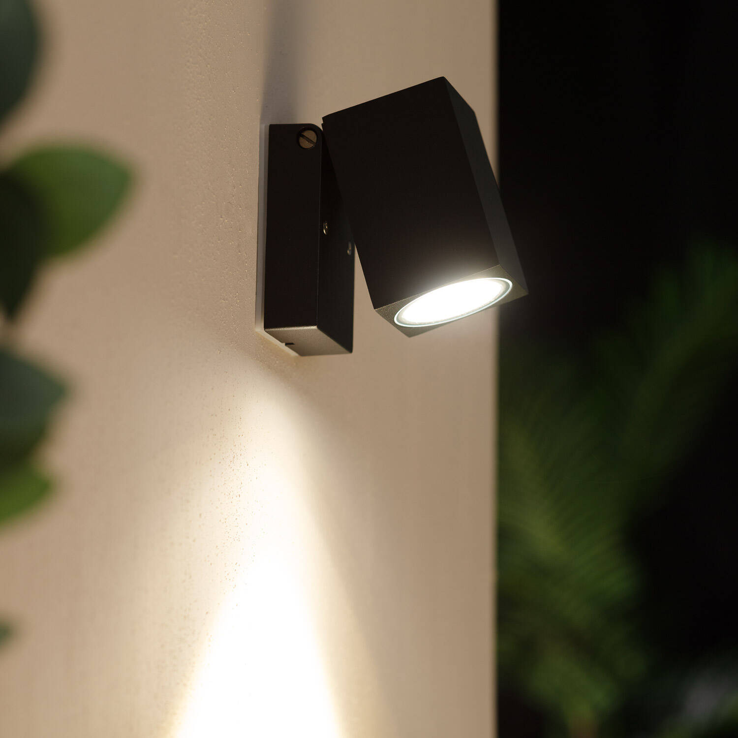 Kinkiet Ścienny Zewnętrzny z Aluminium Kwadratowy Onuba