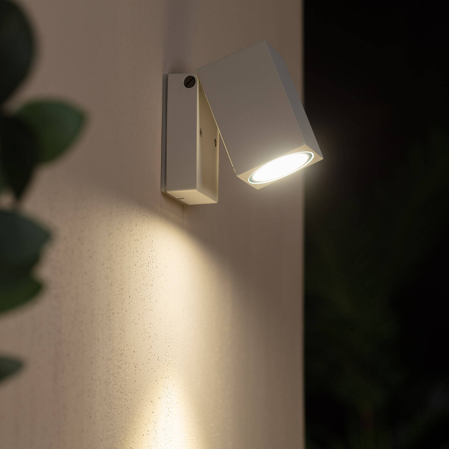 Kinkiet Ścienny Zewnętrzny z Aluminium Kwadratowy Onuba