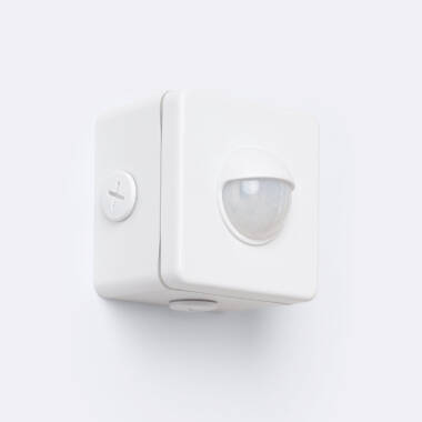 Bewegungssensor PIR mit Dämmerungssensor 240° Oberfläche Außenbereich IP65 mit Fernbedienung