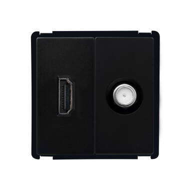 HDMI Socket + Satellite Socket Modern
