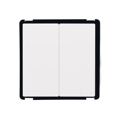 Doppelschalter Blindabdeckung Modern