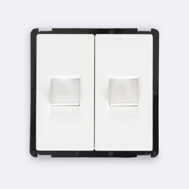 Datová Zásuvka RJ45 Kat. 6 + Telefonní RJ11 Modern
