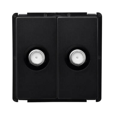 Double Modern Satellite Socket