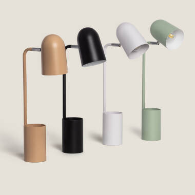Schreibtischlampe Flexo aus Metall mit Bleistifthalter Waal