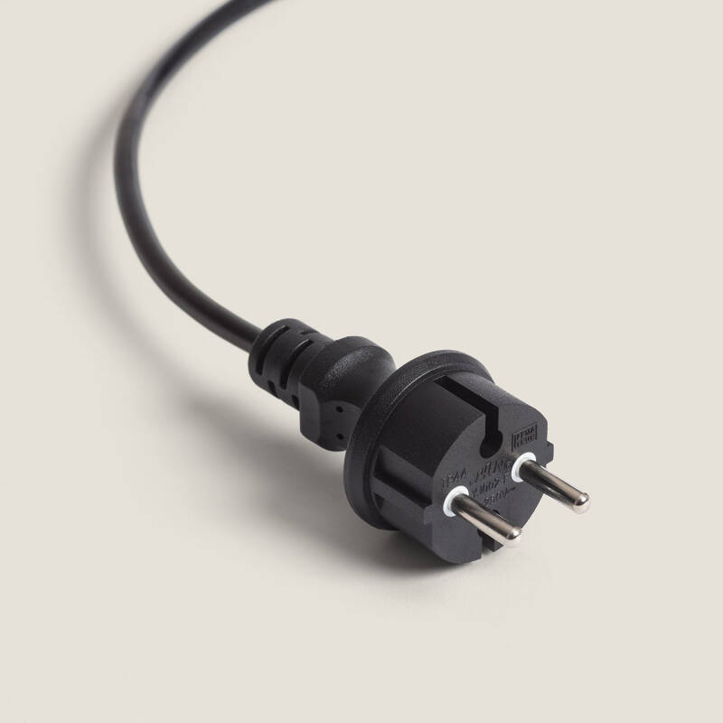 Bild von Set Lichterkette Außen IP44 5m Schwarz + 5 LED Glühbirnen Filament B22 6W G95