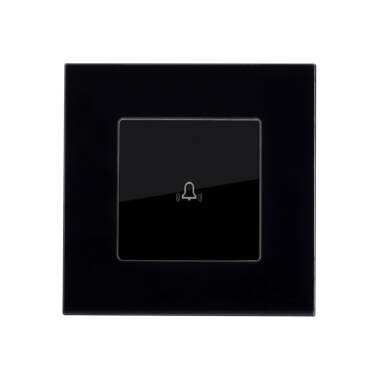 Enkelvoudige Touch Schakelaar met Modern Glazen Frame