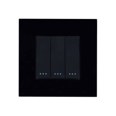 Interruttore Triplo Commutatore con Cornice PC Modern