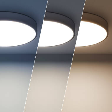 Afbeelding van Plafondlamp LED 30W Rond Metaal Ø400 mm CCT Selecteerbaar Hidria