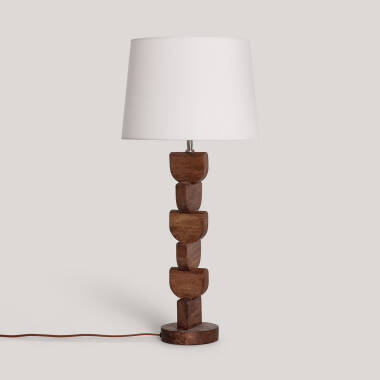 Lampada da Tavolo Legno Dagmar ILUZZIA