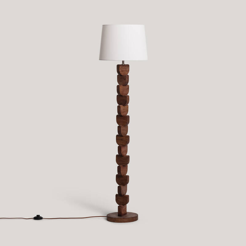 Afbeelding van Staande lamp Hout Dagmar