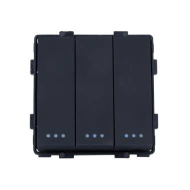 3-Gang 1-Way Switch Modern