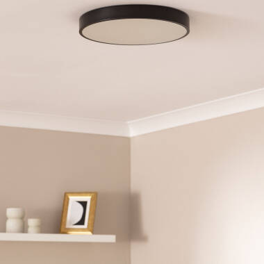 Bild von LED-Deckenleuchte 30W Rund Metall Ø400mm CCT Wählbar Hidria